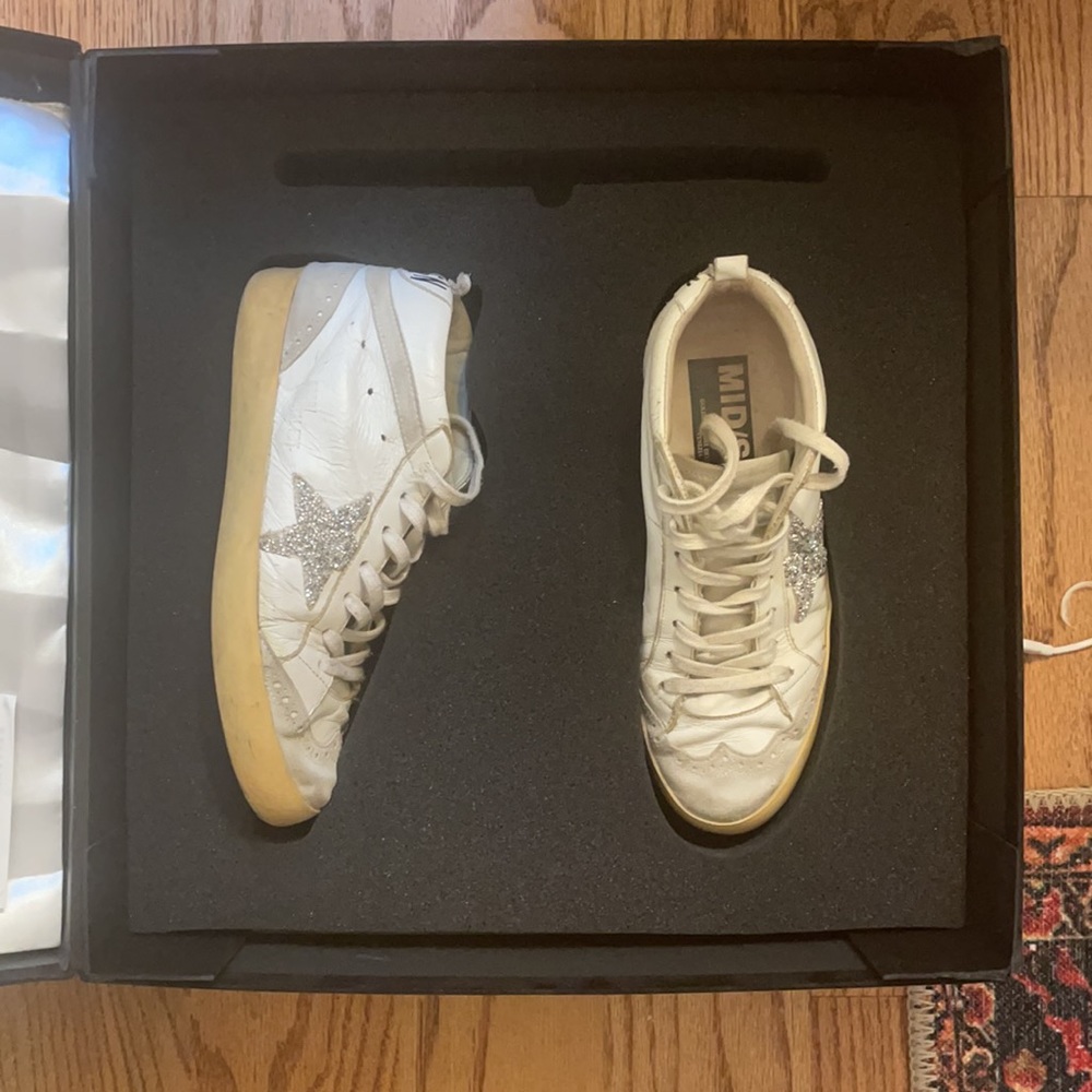 Golden Goose Swarovski Crystal Mid-Stars